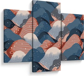 Kép - Japán hullámok (90x60 cm)