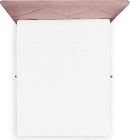 Wasil kontinentális ágy 180x200 cm tárolóval - rózsaszín Velúr Element 18