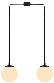 Efe fekete függőlámpa, magasság 100 cm - Squid Lighting