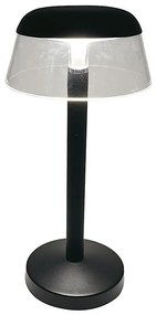 LED Dimmelhető újratölthető érintőképernyős asztali lámpa LED/3W/5V 3000-6000K fekete