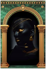 Poszter 60x90 Fej arany díszítéssel