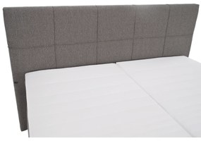 Elektromos állítható ágy, boxspring, szürke, 160x200, MURKO NEW