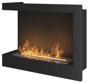 InFire - Sarok BIO kandalló 45x60 cm 3kW fekete
