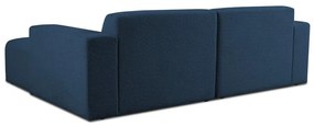 Sötétkék buklé sarokkanapé (bal oldali) Roxy – Scandic