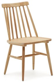 Natúr színű kaucsukfa étkezőszék szett 2 db-os – Kave Home