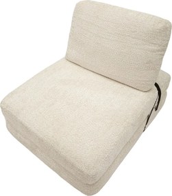 Fehér kinyitható buklé fotel Faster – Mauro Ferretti