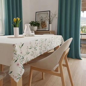 Mg Asztalterítő szövet Vízálló Eden virágok színes 160cm széles 0,5m