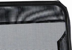 GARTHEN Kerti nyugágy 160 cm fekete