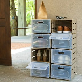 Flex moduláris cipőszervező Brown 30 x 36 x 22 cm