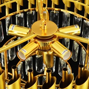 Brilagi - Felületre szerelhető csillár ECLIPSE 7xE14/10W/230V átm. 48 cm arany