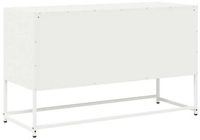 fehér hidegen hengerelt acél TV-szekrény 100,5x39x60,5 cm