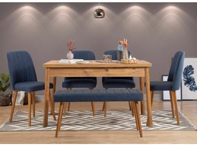 Étkezőgarnitúra (6 db) Costa Atlantic Sötétkék