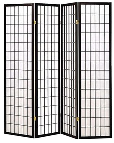 4 paneles térelválasztó paraván-japán stílusú