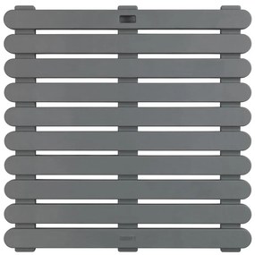 WENKO 22947100-Zuhanyszőnyeg beltéri & kültéri 55x55 cm szürke