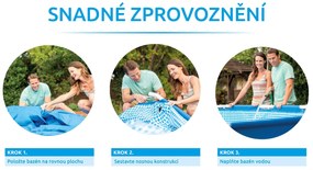 Marimex Florida medence 3,05 x 0,76 m BEACHSIDE tartozékok nélkül - Intex 28206