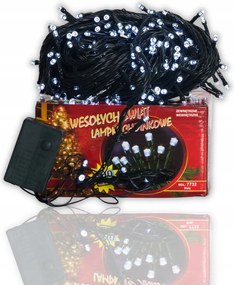 LED-es karácsonyfa fényfüzér 300 lámpa 22m Fehér-Hideg