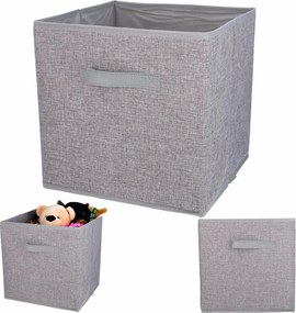 Textil tárolódoboz, 30 x 30 x 30 cm