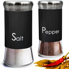 Só- És Borsszóró Szett 2x150ml Sótartály Bors Szett