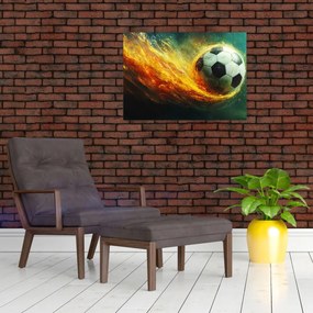 Kép - Focilabda repülés közben (70x50 cm)