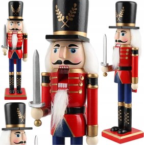 Fa Diótörő Katona Díszfigura Karácsonyi Ajándék