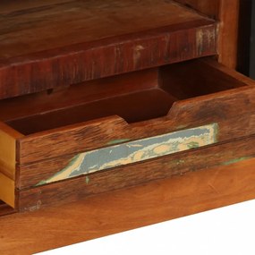 tömör újrahasznosított fa TV-szekrény 110 x 30 x 45 cm