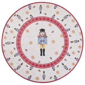 Piros kerek szőnyeg karácsonyi mintával ø 160 cm Toy's Delight Nutcracker – Villeroy&amp;Boch