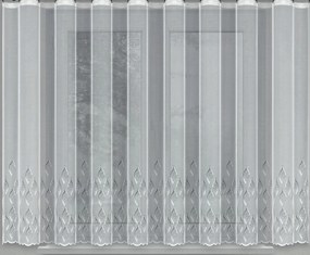 Mg Függöny tejszínű 25483 jacquard 300x160cm kész pol szalaggal