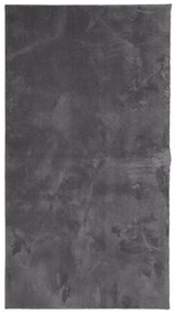 HUARTE antracit rövid szálú puha és mosható szőnyeg 60 x 110 cm