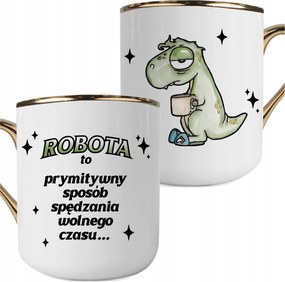 A Fehér-arany Robot Bögre Egy Primitív Módja A Szabadidő Eltöltésének