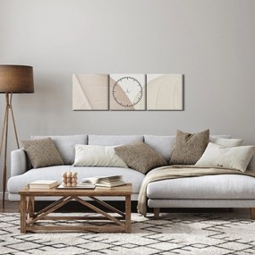 Kép - Texturált levelek (órával) (90x30 cm)