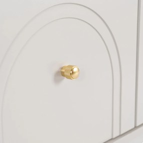 MARLEN TV szekrény 155 cm, kasmír, bordázott