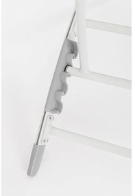 Fehér fém kerti napozóágy Taylor – Bizzotto