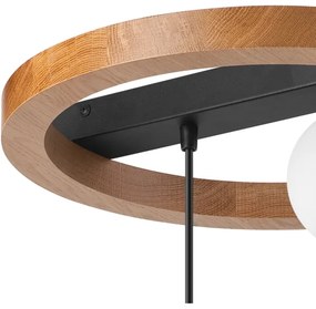 Csillár zsinóron OTIS 1xG9/5W/230V + 2xE27/15W/230V tölgy