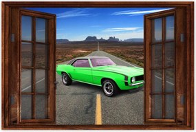 Poszter 60x40 Zöld Chevrolet Ss