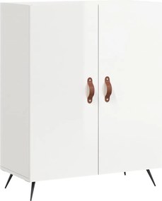 vidaXL magasfényű fehér szerelt fa tálalószekrény 69,5 x 34 x 90 cm