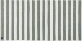 Fürdőlepedő Pamut Zöld 70 X 140 CM Frottír Csíkos