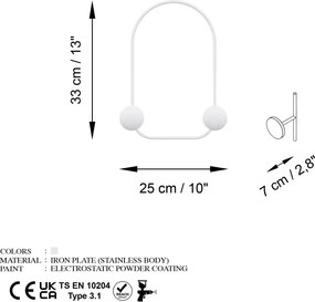 Fém falikampó, 25×7 cm – TR494PYT1157