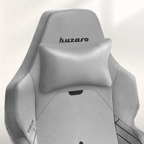 Gamer szék, lábtartóval prémium Grey Noir