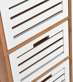 WHITE SANDS polc, 3 fiókkal 45x30x85cm