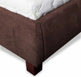 VALERIA LUX kárpitozott ágy + rácsos rács + matrac EMI