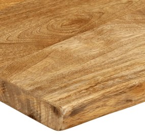 tömör mangófa természetes élű asztallap 70 x 40 x 2,5 cm