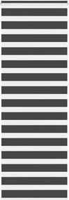 vidaXL zebrafüggönnyel fekete szövetszélesség 65,9 cm poliészter
