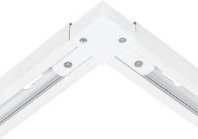 Modern 1 fázisú sínrendszer 10 spotlámpával fehér - Jeana