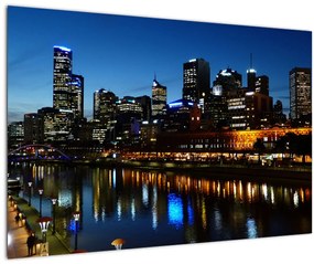 Éjszaka Melbourne-ben (90x60 cm)