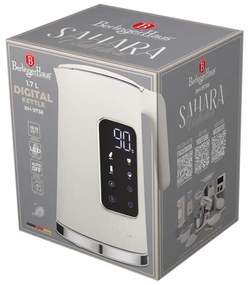 Digitális elektromos vízforraló 1,7 literes matt krém Sahara Collection