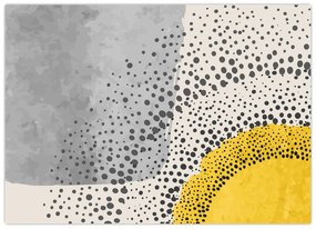 Kép - N⁰3 strand absztrakt festménye (70x50 cm)