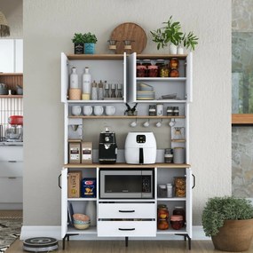 Jedy Walnut and White szekrény