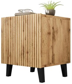 KÉSZLET 2x Éjjeliszekrény VAMOS 52x45 cm wotan tölgy