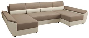 Sarok ülőgarnitúra U Radiant U4 (bézs + krém). 1057542