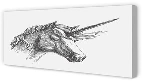 Canvas képek rajz egyszarvú 140x70 cm